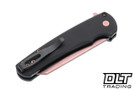 Pro-Tech Malibu - Black Aluminum - Copper Rose PVD MagnaCut Reverse Tanto Blade