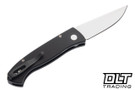 Pro-Tech Brend Classic - Black Aluminum - Satin 154CM Blade