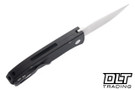 Pro-Tech Brend Classic - Black Aluminum - Satin 154CM Blade