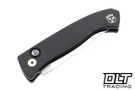 Pro-Tech Brend Classic - Black Aluminum - Satin 154CM Blade