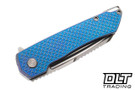 MachineWise Mojave Washers S90V - Blue Mosaic Titanium #1169W