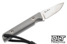 JP Bladesmithing Fang EDC Procut - Charcoal Gray G-10 Handle