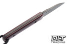 JP Bladesmithing WharnFang EDC AEB-L - Double Red Micarta