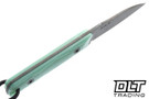 JP Bladesmithing WharnFang XL AEB-L - Textured Mirkwood Opal G-10 Handle