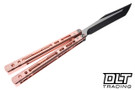 LDY Knives Sirius V4.5 - Tanto - Rose Gold Diagonal Aluminium