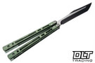 LDY Knives Sirius V4.5 - Tanto - Green Diagonal Aluminium