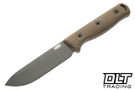 Hellbender Mudpup 4 - OD Green Micarta - OD Cerakote MagnaCut Blade
