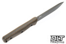 Hellbender Mudpup 4 - OD Green Micarta - OD Cerakote MagnaCut Blade