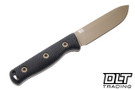 Hellbender Mudpup 4 - Black Micarta - Coyote Cerakote MagnaCut Blade