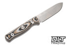 Hellbender Mudpup 4 - Tri-Color G-10 - Tumbled MagnaCut Blade