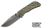 McNees PM Mac 2 3" MagnaCut DP - Rock - Atomic Green & Bronze Titanium - Stonewash Hardware