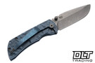 McNees PM Mac 2 3" MagnaCut DP - Rock - Atomic Blue Titanium - Stonewash Hardware