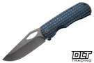 McNees 3.25" Little Dixon - Frag - Atomic Blue Titanium - Stonewash Hardware