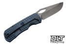McNees 3.25" Little Dixon - Frag - Atomic Blue Titanium - Stonewash Hardware