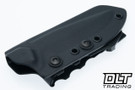 McNees Stalker - Black G-10 - Stonewash S90V Blade - Black Kydex Sheath