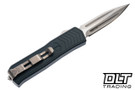 Medford Merc-1 OTF Dagger - Tumbled 154CM - Blue Titanium