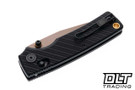 Vosteed Porcupine ModSwap - Textured Black G-10 - Copper Dune 154CM Blade