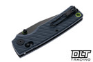 Vosteed Porcupine ModSwap - Textured Blue G-10 - Stonewashed Black 154CM Blade
