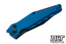 Kershaw Launch 7 - Blue Aluminum - Black CPM-154 Clip Point Blade
