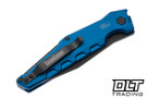 Kershaw Launch 7 - Blue Aluminum - Black CPM-154 Clip Point Blade
