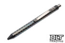 Fellhoelter TiBolt Pen - Reverse Tuxedo Oilslick Dragon - Zirconium