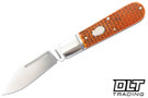 RoeCraft Blades Loosahatchie Jack - Dragon Scale Jigged Bone - Satin 14C28N Clip Point Blade