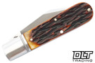 RoeCraft Blades Loosahatchie Jack - Dapper Jigged Bone - Satin 14C28N Clip Point Blade
