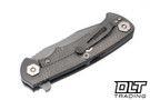 Hinderer Project X Clip Point S45VN - Working Finish Titanium & Blade - OD Green G-10