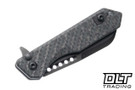 Heretic Jinn Manual - DLC MagnaCut Blade - DLC Hardware - Glow Carbon Fiber Chassis