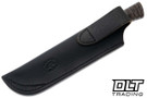 Bob Rankin Hunter - Twisted W's Damascus - Brass Guard - Tigertail Maple