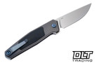 Jens Anso Toko RWL34 - Kobolt Blue Titanium - Blue Richlite Inlay