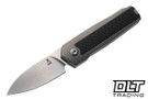 Jens Anso Arn Damasteel - Grey Titanium - Satin Accents - Carbon Fiber Inlay