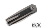 Jens Anso Arn Damasteel - Grey Titanium - Satin Accents - Carbon Fiber Inlay