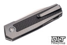 Jens Anso Arn Damasteel - Grey Titanium - Satin Accents - Carbon Fiber Inlay