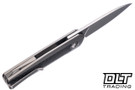 Jens Anso Arn Damasteel - Grey Titanium - Satin Accents - Carbon Fiber Inlay