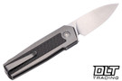 Jens Anso Arn Damasteel - Grey Titanium - Satin Accents - Carbon Fiber Inlay