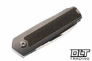 Jens Anso Arn RWL34 - Grey Titanium - Satin Accents - Green Canvas Micarta Inlay