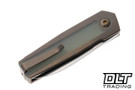 Jens Anso Arn RWL34 - Amber Titanium - Jade G-10 Inlay