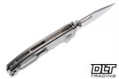 Demko AD20I Slim Nitro-X7 - Slotted Drop Point - Textured Titanium