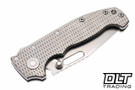 Demko AD20I Slim Nitro-X7 - Slotted Drop Point - Textured Titanium