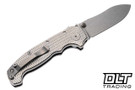 Demko AD20 Butcher MagnaCut - Stonewashed - Textured Titanium