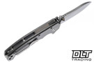 Demko AD20 Butcher MagnaCut - Stonewashed - Smooth Titanium