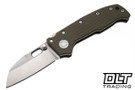 Demko AD20 Compact MagnaCut - Slotted Batwing - Two Tone OD Green G-10