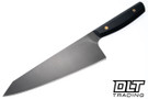 Asheville Crafted Edge - Kiritsuke ProCut - Black Burlap Micarta