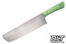 Edge Knife Works Nakiri Procut - Vintage Green G-10