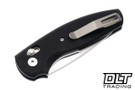 Three Rivers Manufacturing Bulldog REV B MagnaCut - Riverlok - Flat Textured - Jet Black Flat G-10 - Lefty
