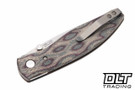 Three Rivers Manufacturing Atom MagnaCut - Linerlock - 3D Lizard Skin Contoured - Python Micarta