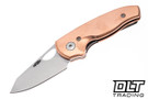 Three Rivers Manufacturing Holier Nerd MagnaCut - Linerlock - 3D Pinestripe Copper