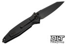 Microtech Socom Elite Warcom Shadow - Black Handle - DLC Blade - 259-1DLCTSH