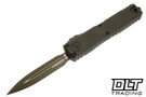 Microtech Ultratech Gen IV - Mag Pull OD Green Handle - Bazooka Blade - 11224-1MPOD-C10Z21
